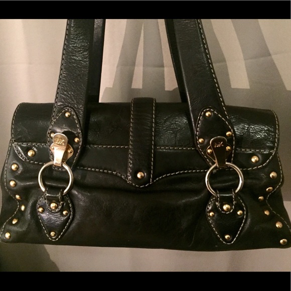 Michael Kors, black leather purse, shoulder bag - Picture 3 of 8